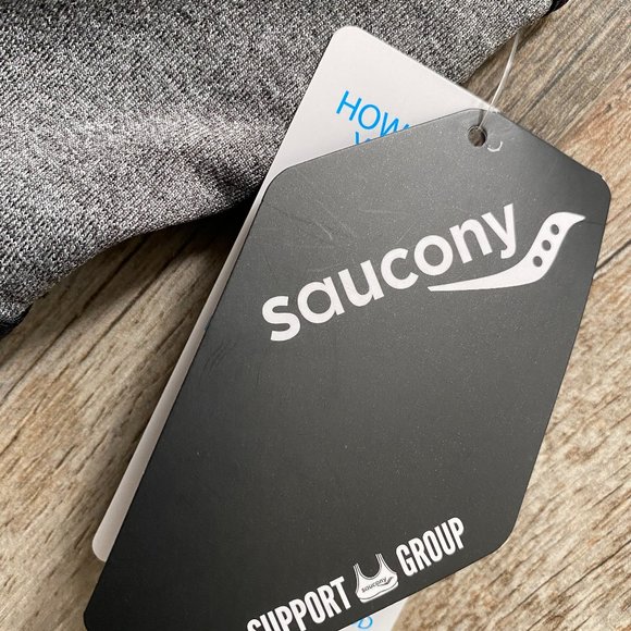 Saucony Sport High Impact Molded Racerback Bra - Molded Cups for Running - Picture 8 of 11